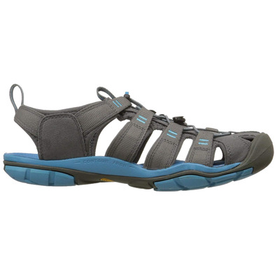 Sandalia Keen Clearwater CNX W Gris/Azul