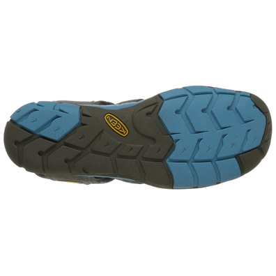 Sandalia Keen Clearwater CNX W Gris/Azul