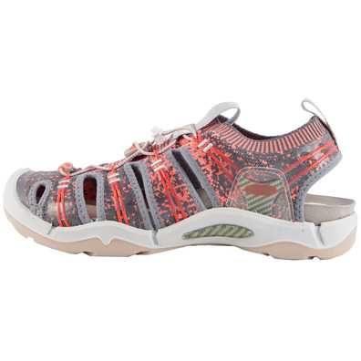 Sandalia Keen Evofit One W Rojo/Gris