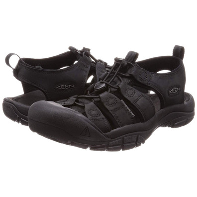 Sandalia Keen Newport Cuero Negro