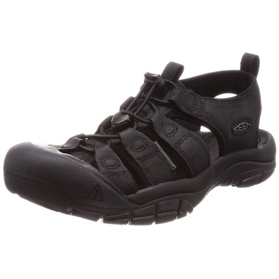 Sandalia Keen Newport Cuero Negro