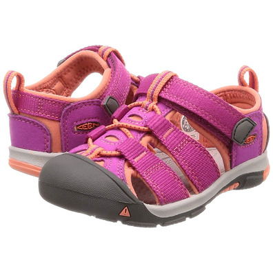 Sandalia Keen Newport H2 Tots Rosa/Coral