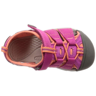 Sandalia Keen Newport H2 Tots Rosa/Coral