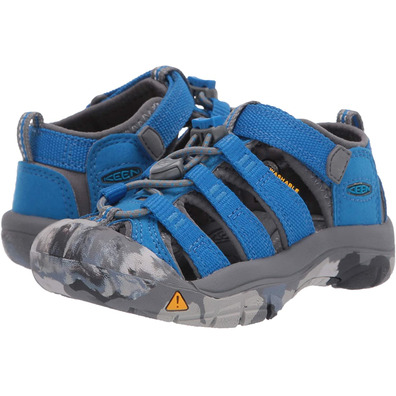 Sandalia Keen Newport H2 Youth Azul/Gris