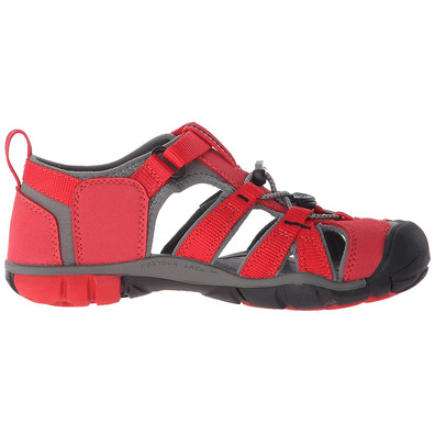 Sandalia Keen Seacamp II CNX Children Rojo