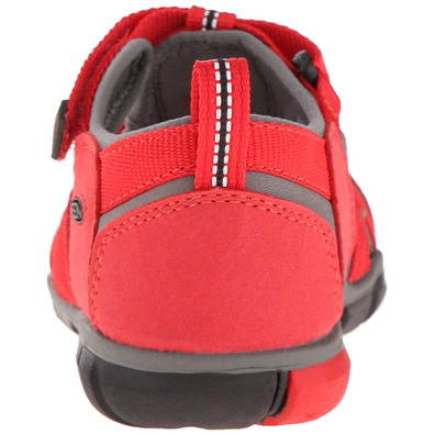 Sandalia Keen Seacamp II CNX Youth Rojo