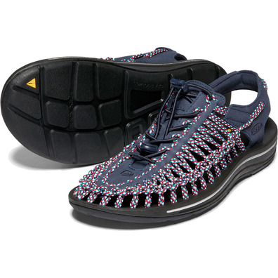 Sandalia Keen Uneek Azul/Rojo/Negro