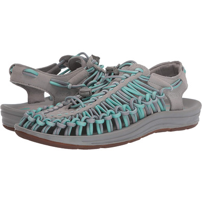 Sandalia Keen Uneek W Gris/Turquesa