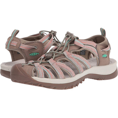 Sandalia Keen Whisper W Beige/Coral