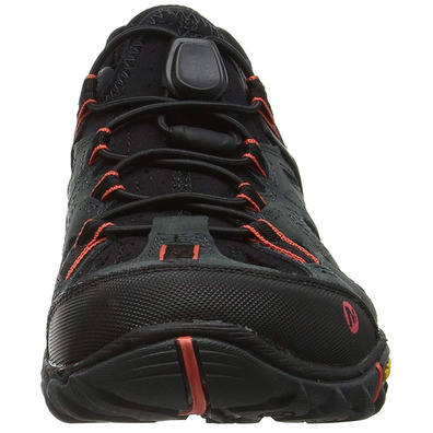 Sandalia Merrell All Out Blaze Sieve W Verde/Negro/Coral