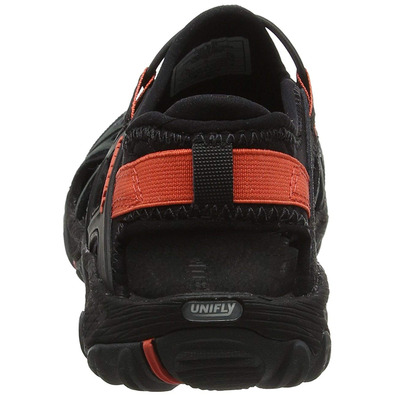 Sandalia Merrell All Out Blaze Sieve W Verde/Negro/Coral