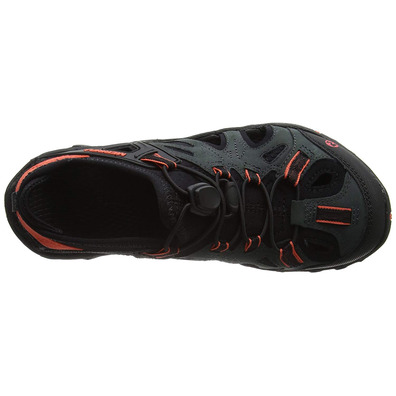 Sandalia Merrell All Out Blaze Sieve W Verde/Negro/Coral