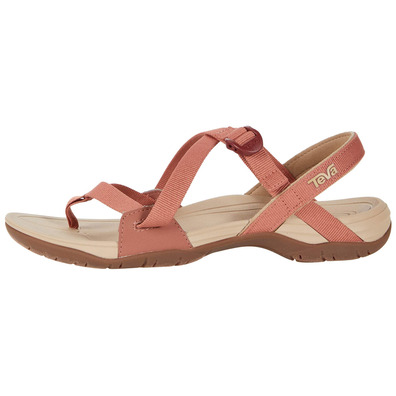 Sandalia Teva Ascona Cross Strap Coral