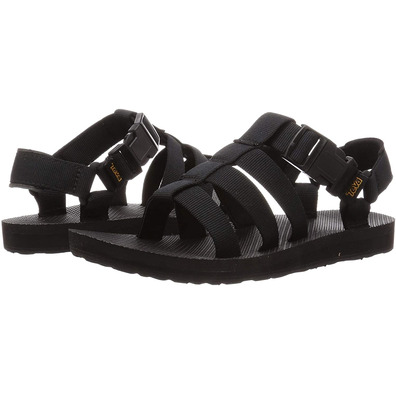 Sandalia Teva Original Dorado W Negro