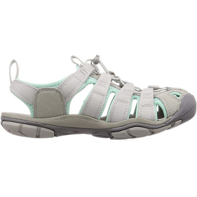 Sandalias Keen Clearwater CNX W Gris/Turquesa