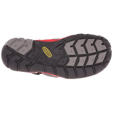 Sandalias Keen Seacamp II CNX Tots Gris/Rojo