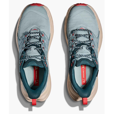 Zapatilla Hoka Anacapa 2 Low GTX W Azul/Coral