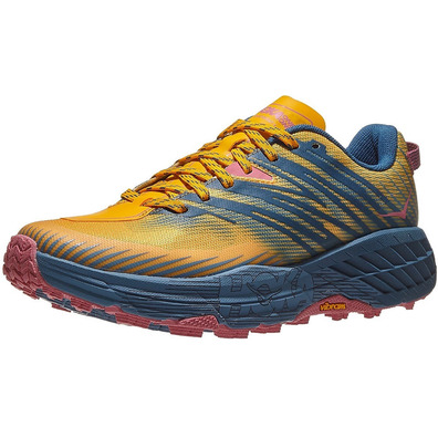 Zapatilla Hoka Speedgoat 4 W Amarillo/Gris