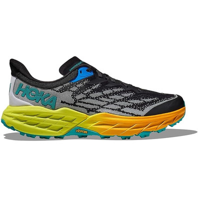 Zapatilla Hoka Speedgoat 5 Negro/Gris/Verde