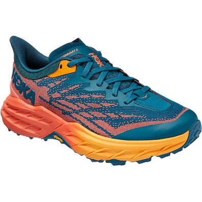 Zapatilla Hoka Speedgoat 5 W Azul/Coral