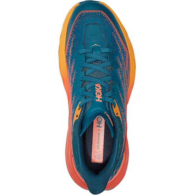 Zapatilla Hoka Speedgoat 5 W Azul/Coral