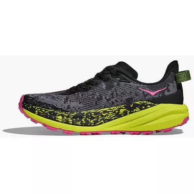 Zapatilla Hoka Speedgoat 6 W Negro/Neón