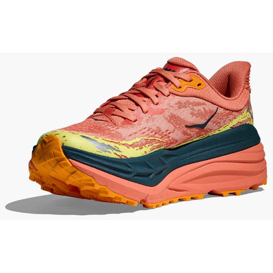 Zapatilla Hoka Stinson 7 W Coral