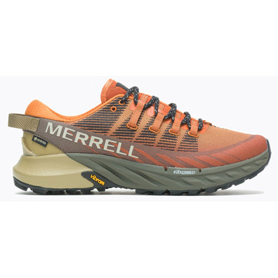 Zapatilla Merrell Agility Peak 4 GTX Naranja/Oliva