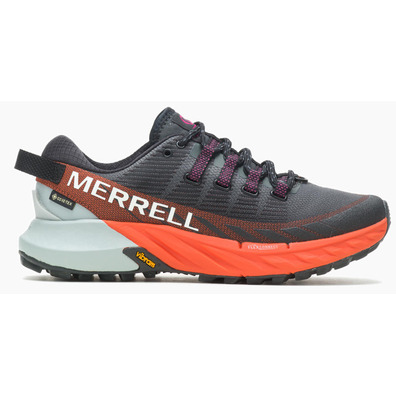 Zapatilla Merrell Agility Peak 4 GTX W Negro/Rojo