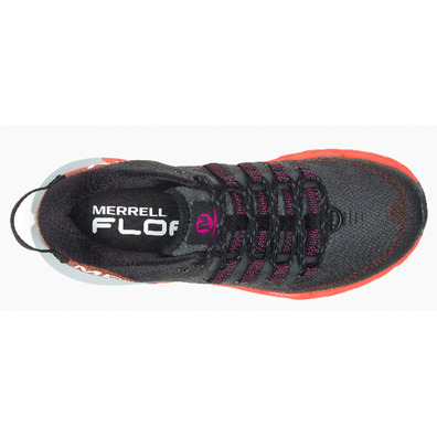 Zapatilla Merrell Agility Peak 4 GTX W Negro/Rojo