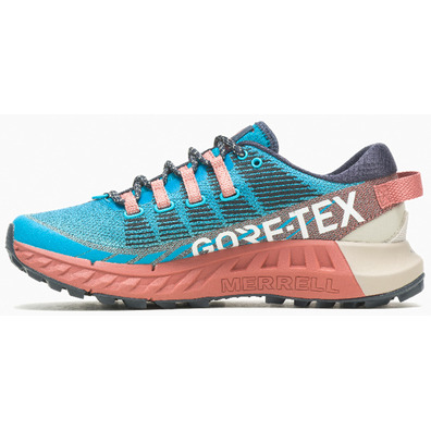 Zapatilla Merrell Agility Peak 4 GTX W Azul/Rosa