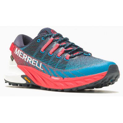 Zapatilla Merrell Agitily Peak 4 GTX Azul/Rojo