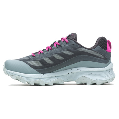 Zapatilla Merrell Moab Speed GTX W Negro/Gris/Fucsia