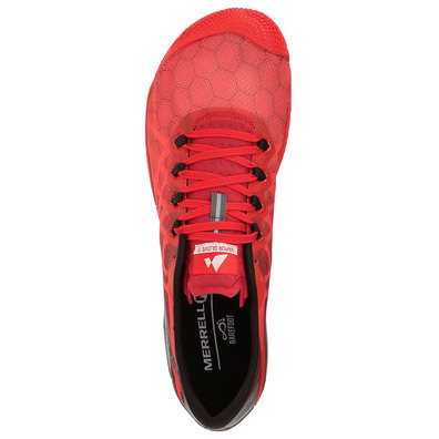 Zapatillas Merrell Vapor Glove 3 Rojo/Gris