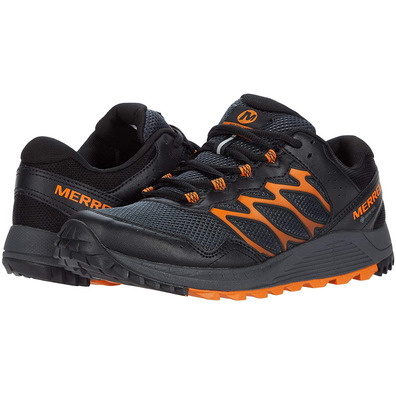 Zapatilla Merrell Wildwood GTX Negro/Naranja