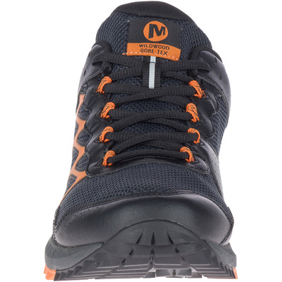 Zapatilla Merrell Wildwood GTX Negro/Naranja