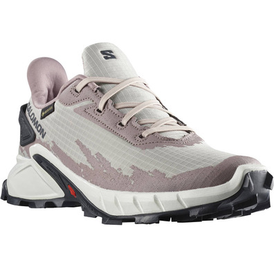 Zapatilla Salomon Alphacross 4 GTX W Rosa/Gris