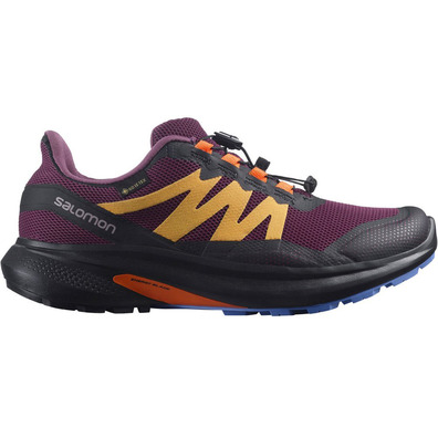 Zapatilla Salomon Hypulse GTX W Morado/Naranja