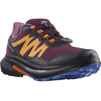 Zapatilla Salomon Hypulse GTX W Morado/Naranja