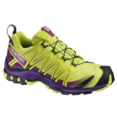 Zapatilla Salomon XA PRO 3D GTX W Lima/Morado/Negro