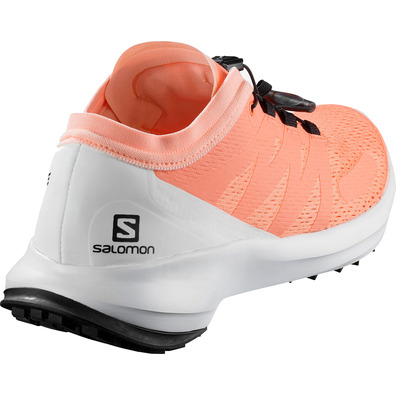 Zapatilla Salomon Sense Flow W Coral/Blanca