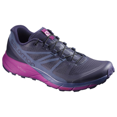 Zapatilla Salomon Sense Ride W Morado/Fucsia