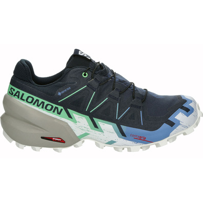 Zapatilla Salomon Speedcross 6 GTX W Marino/Verde