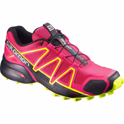 Zapatilla Salomon Speedcross 4 W Fucsia/Amarillo