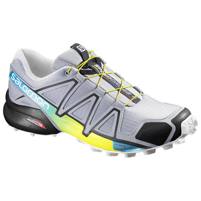 Zapatilla Salomon Speedcross 4 Gris/Negro/Amarillo