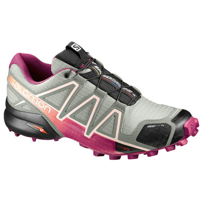 Zapatilla Salomon Speedcross 4 CS W Gris/Rosa