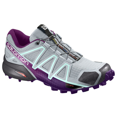 Zapatilla Salomon Speedcross 4 W Gris/Violeta