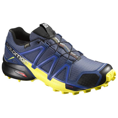 Zapatilla Salomon Speedcross 4 GTX Marino/Amarillo