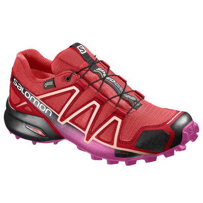 Zapatilla Salomon Speedcross 4 GTX W Rojo/Fucsia