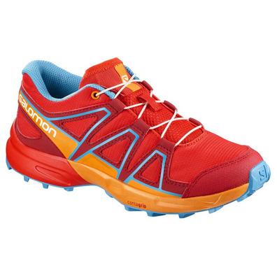 Zapatilla Salomon Speedcross J Rojo/Azul/Naranja